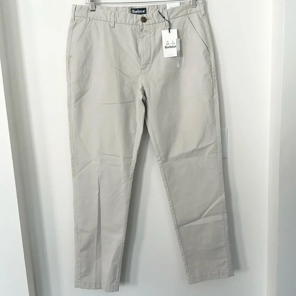 Barbour Neuston Essential Chino Pants 38/32 (Mist)